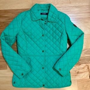 Ralph Lauren Jacket Green Quilted XS XSmall